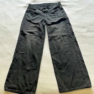 American Eagle washed black jeans size 4